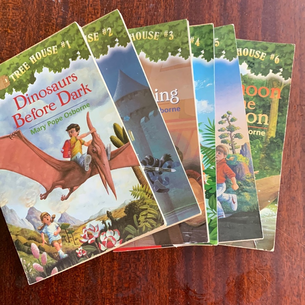 Magic Treehouse books #1-6